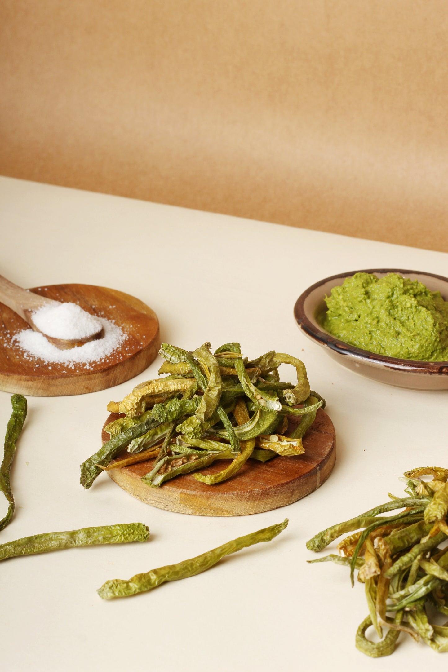 Dried Green Chilli