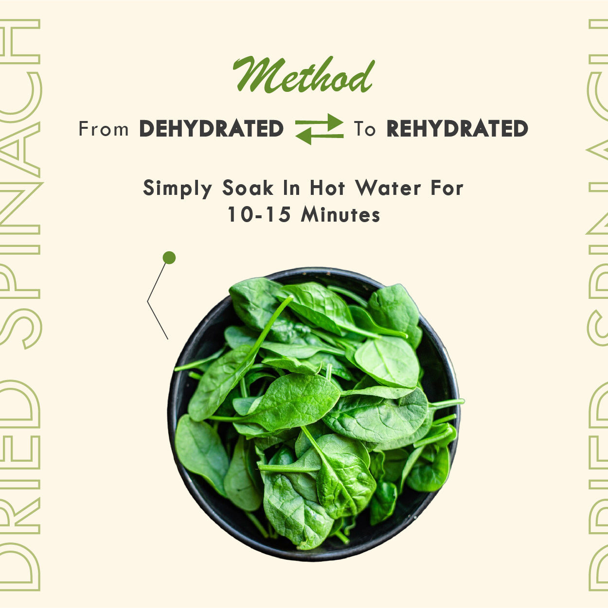 Dried Spinach