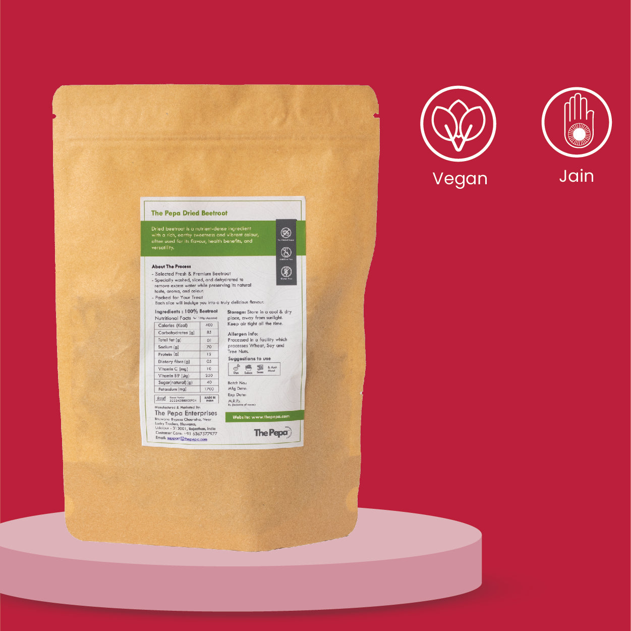 Dried Beetroot
