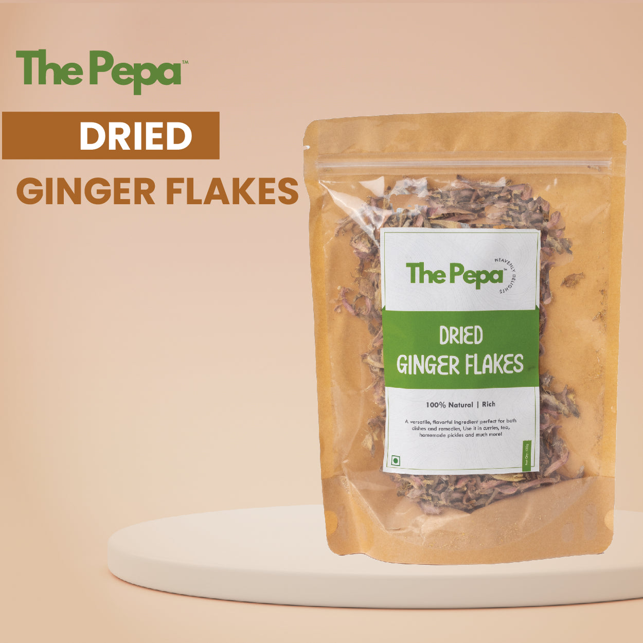 Dried Ginger Flakes
