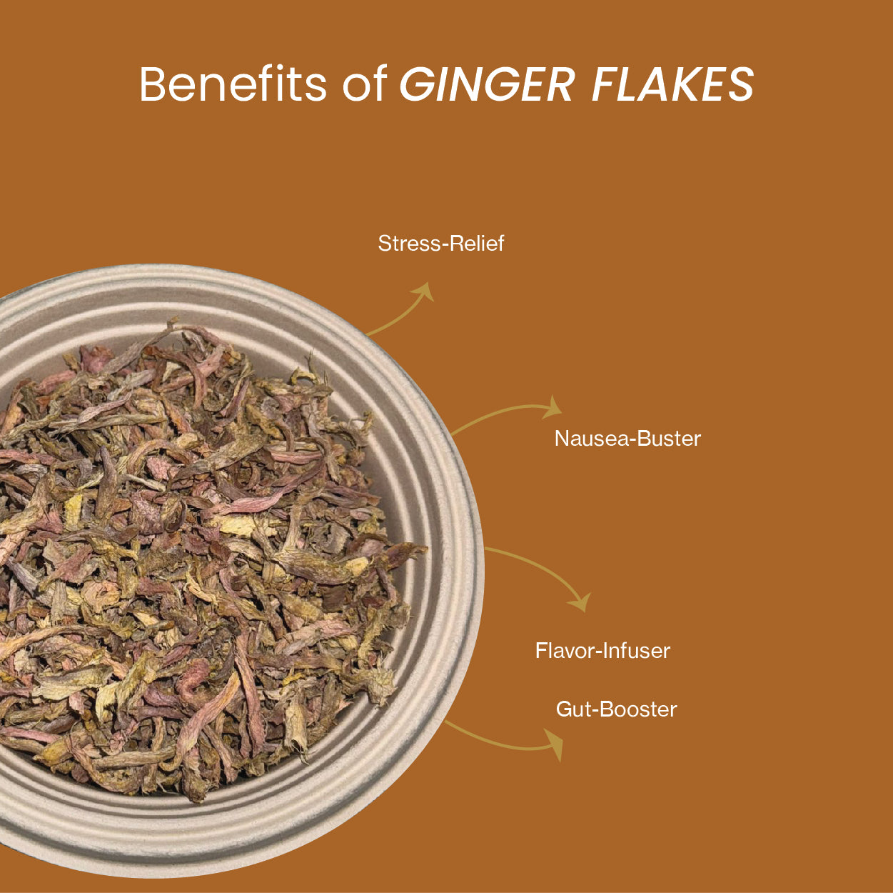 Dried Ginger Flakes