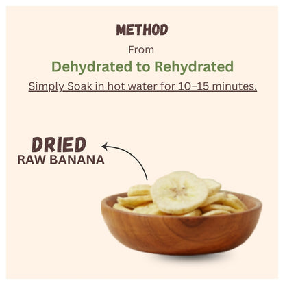 Dried Raw Banana