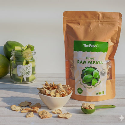 Dried Raw Papaya