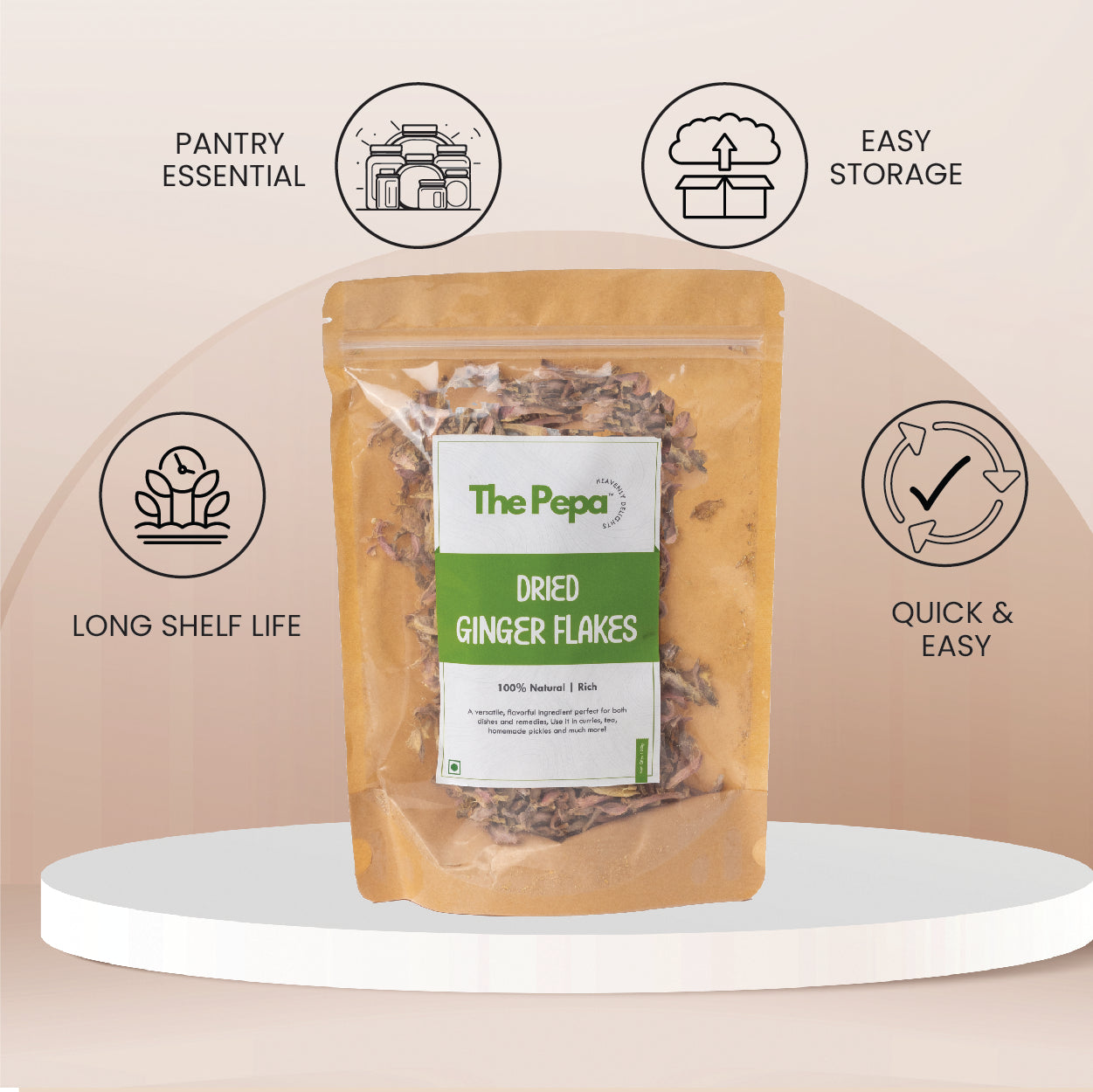 Dried Ginger Flakes